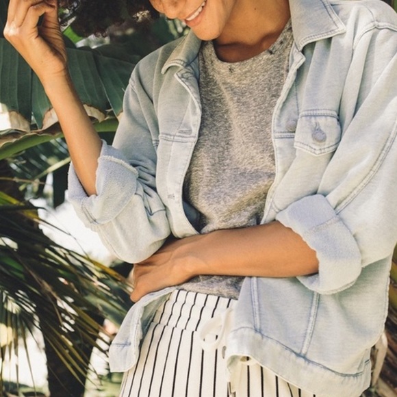 ❤️Z Supply knit denim jacket small SOLD OUT